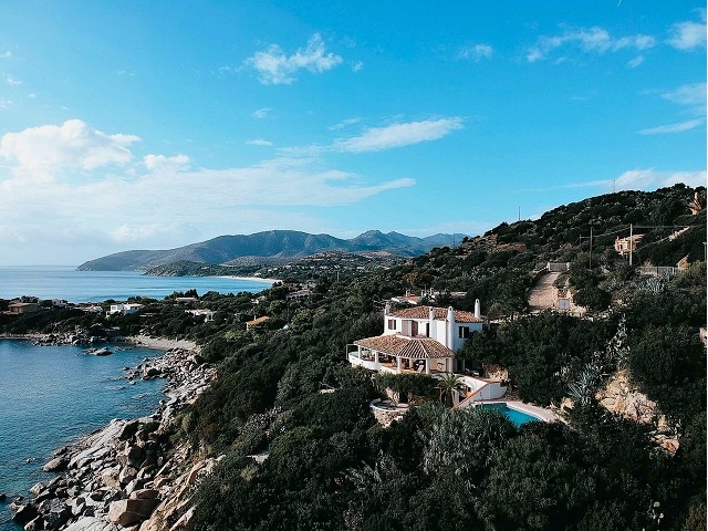 White Villa on the Rocks
